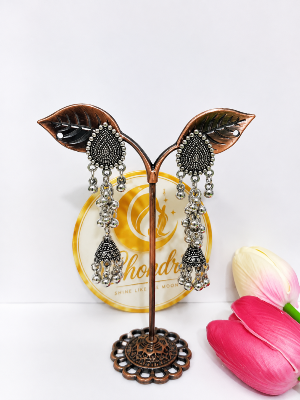 Leaf Cascade Long Jhumka