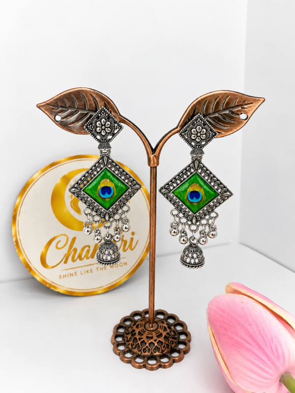 ChatGPT Image Aug 28, 2026, 07_44_56 PM Peacock Eye Green Jhumka