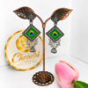 ChatGPT Image Aug 28, 2026, 07_48_43 PM Peacock Eye Green Jhumka