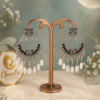 Multicolor Antique Square Dangler Earrings