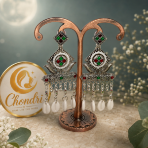 Multicolor Geometric Long Earrings