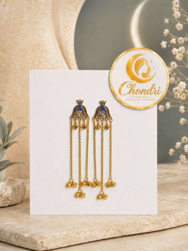 Neel Niloy Peacock Drop Earring
