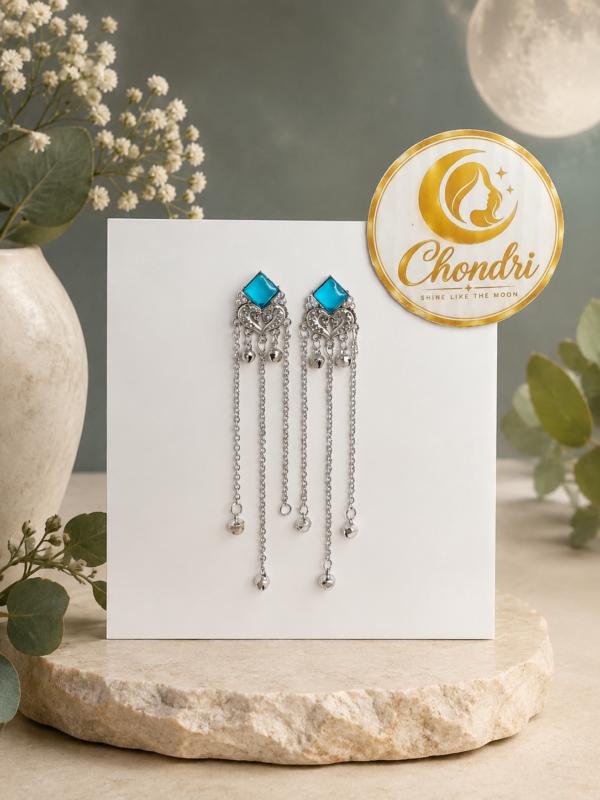 Neel Love Heart Cascade Earring