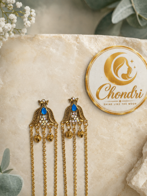 Neel Niloy Peacock Drop Earring