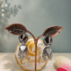 Chaya Mirror Leaf Jhumka