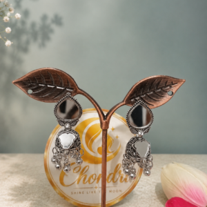 Chaya Mirror Leaf Jhumka