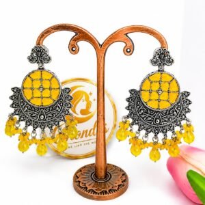 Amber Glow Jhumka