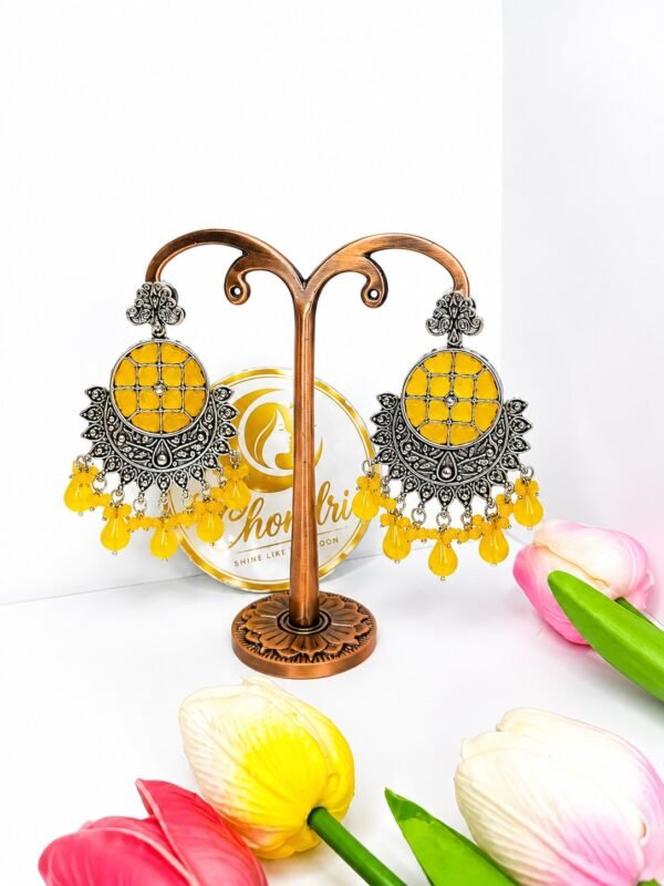 Amber Glow Jhumka