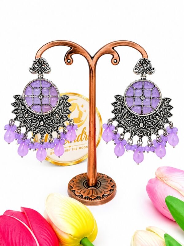 Amber Glow Jhumka