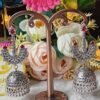 Rakta Chandni Jhumka