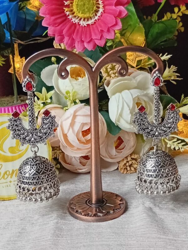 Rakta Chandni Jhumka