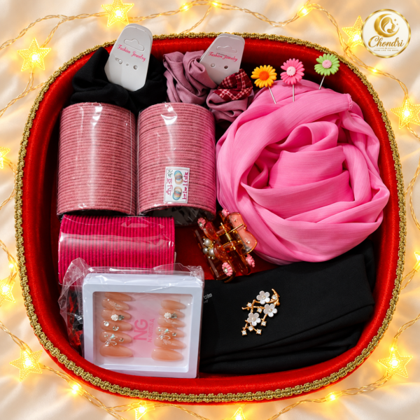 Chondri Rosé Haya Hijab–Niqab Gift Combo