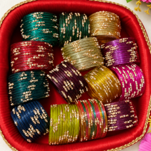 Chondri Noor Pearl Multicolor Churi Combo Chondri Noor Pearl Multicolor Churi Combo